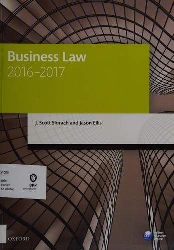 Cover for Business law