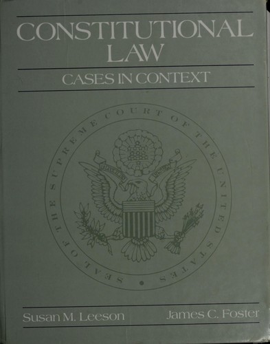 Cover for Constitutional law