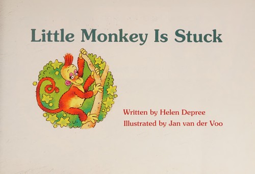 Cover for Little monkey is stuck