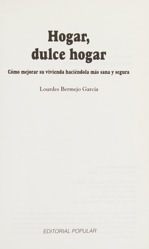 Cover for Hogar, dulce hogar