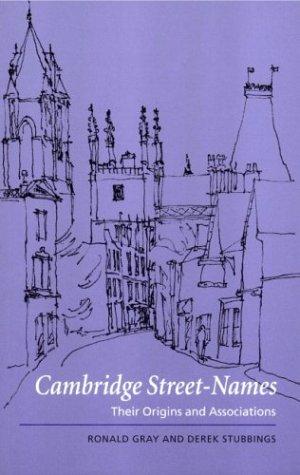 Cover for Cambridge street-names
