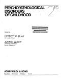 Cover for Psychopathological disorders of childhood