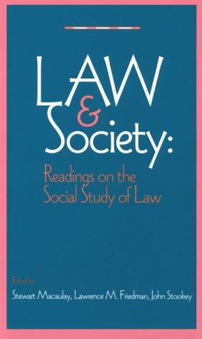 Cover for The Law and Society Reader