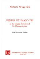 Cover for Femina ut imago Dei