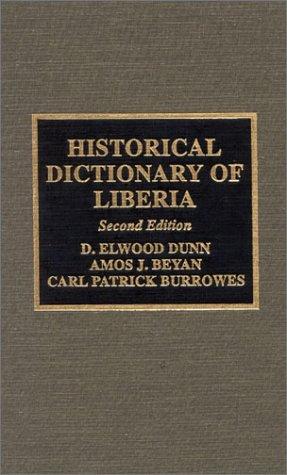 Cover for Historical dictionary of Liberia