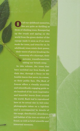 Cover for The book of leaves