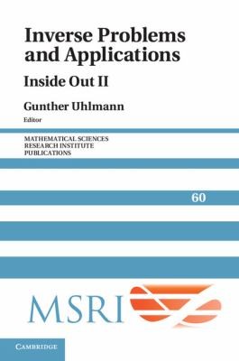 Cover for Inverse Problems and Applications
            
                Mathematical Sciences Research Institute Publications