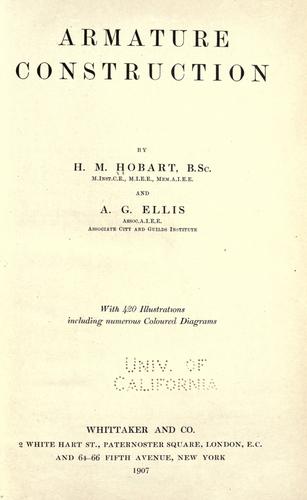 Cover for Armature construction