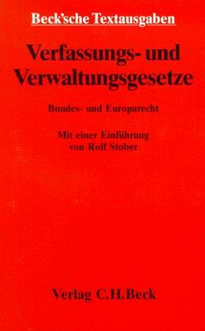 Cover for Verfassungs- und Verwaltungsgesetze