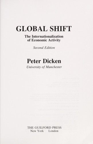 Cover for Global shift