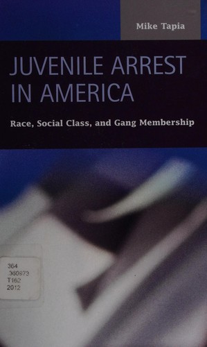 Cover for Juvenile arrest in America