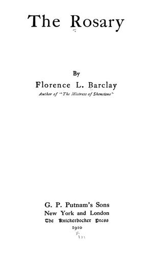 Cover for The rosary