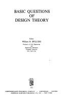 Cover for Basic questions of design theory