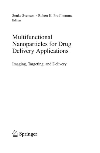 Cover for Multifunctional Nanoparticles for Drug Delivery Applications