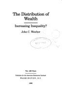 Cover for The distribution of wealth