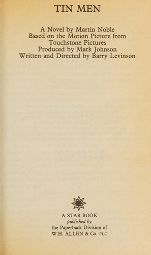 Cover for Tin men