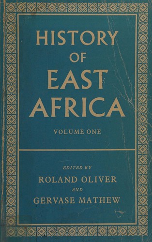 Cover for History of East Africa.