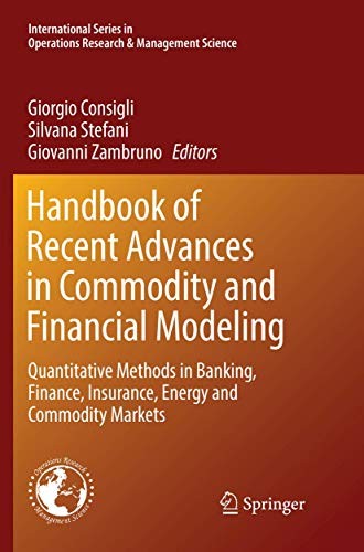Cover for Handbook of Recent Advances in Commodity and Financial Modeling