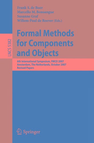 Cover for Formal methods for components and objects