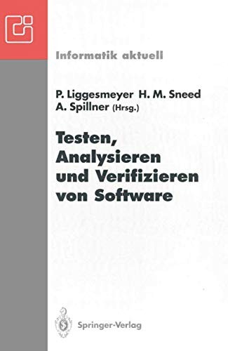 Cover for Testen, Analysieren und Verifizieren von Software