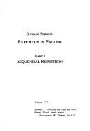 Cover for Repetition in English
