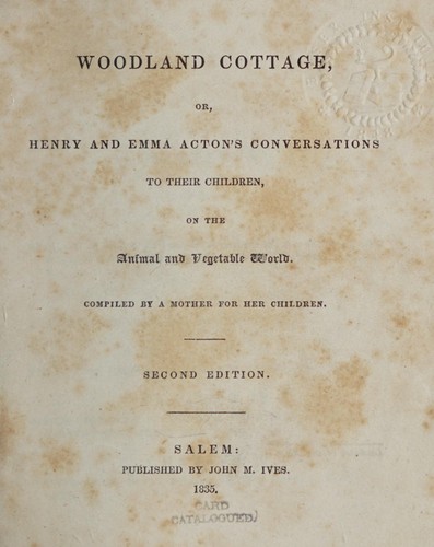 Cover for Woodland cottage