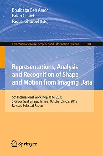 Cover for Representations, Analysis and Recognition of Shape and Motion from Imaging Data