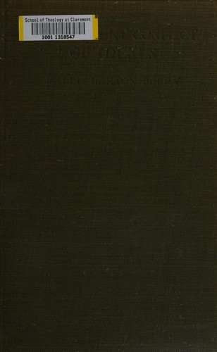 Cover for The present confict of ideals