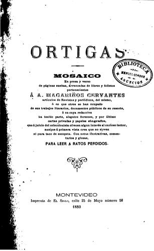 Cover for Violetas y Ortigas