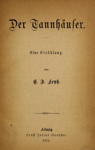 Cover for Der Tannha user