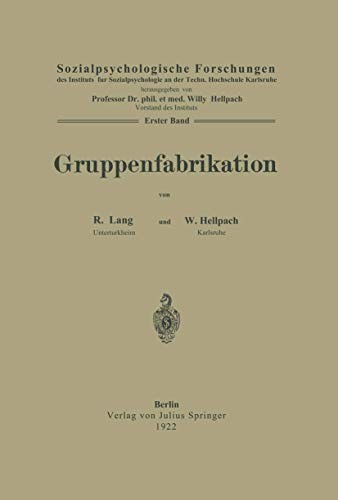 Cover for Gruppenfabrikation