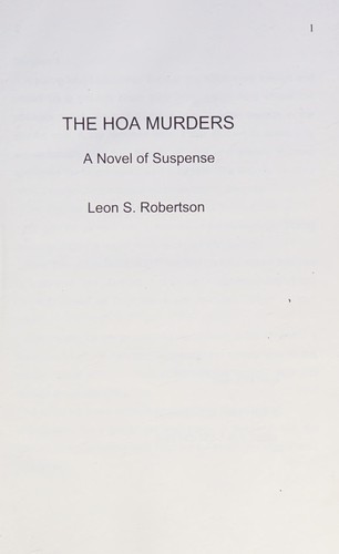 Cover for Hoa Murders