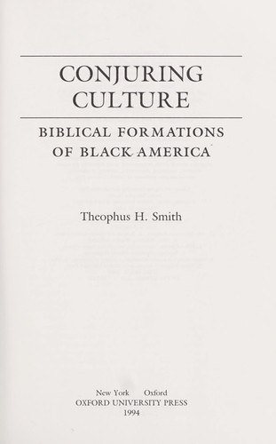 Cover for Conjuring culture