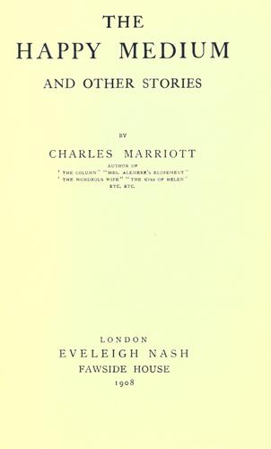 Cover for The happy medium
