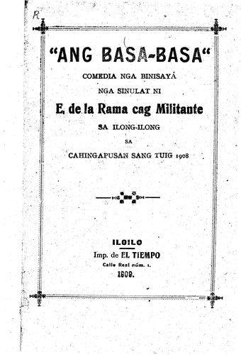Cover for Ang basa-basa
