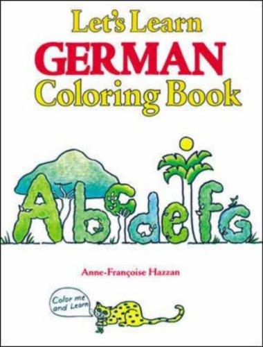 Cover for Let's Learn German Coloring Book
