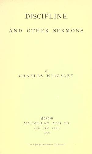 Cover for Discipline