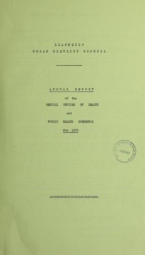 Cover for [Report 1970]