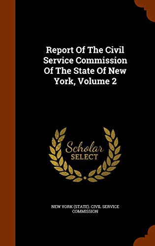 Cover for Report Of The Civil Service Commission Of The State Of New York, Volume 2