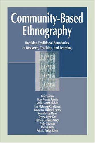 Cover for Community-based ethnography
