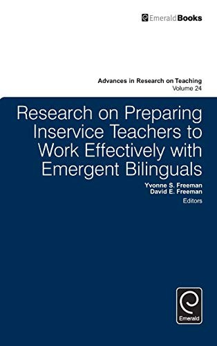 Cover for Research on Preparing Inservice Teachers to Work Effectively with Emergent Bilinguals