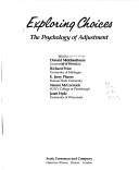 Cover for Exploring choices