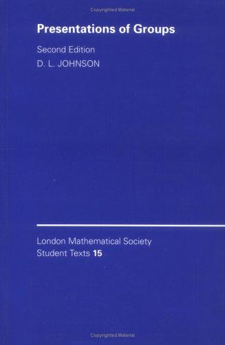 Cover for Presentations of groups