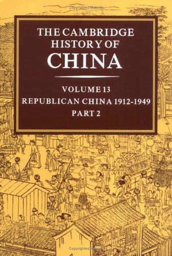 Cover for The Cambridge History of China