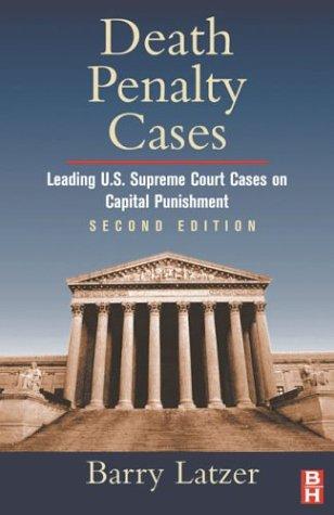 Cover for Death penalty cases