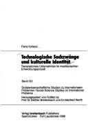 Cover for Technologische Sachzwänge und kulturelle Identität