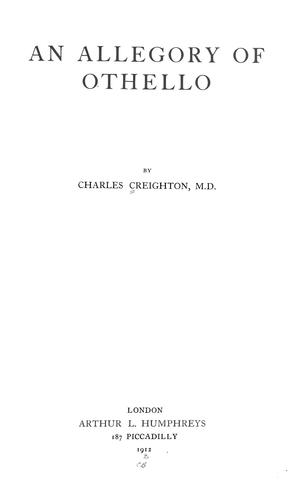 Cover for An allegory of Othello