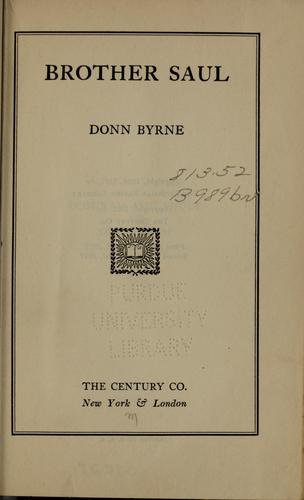 Cover for Brother Saul