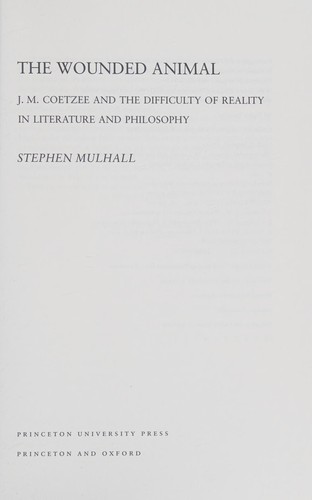 Cover for The wounded animal