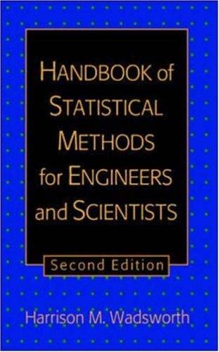Cover for Handbook of statistical methods for engineers and scientists